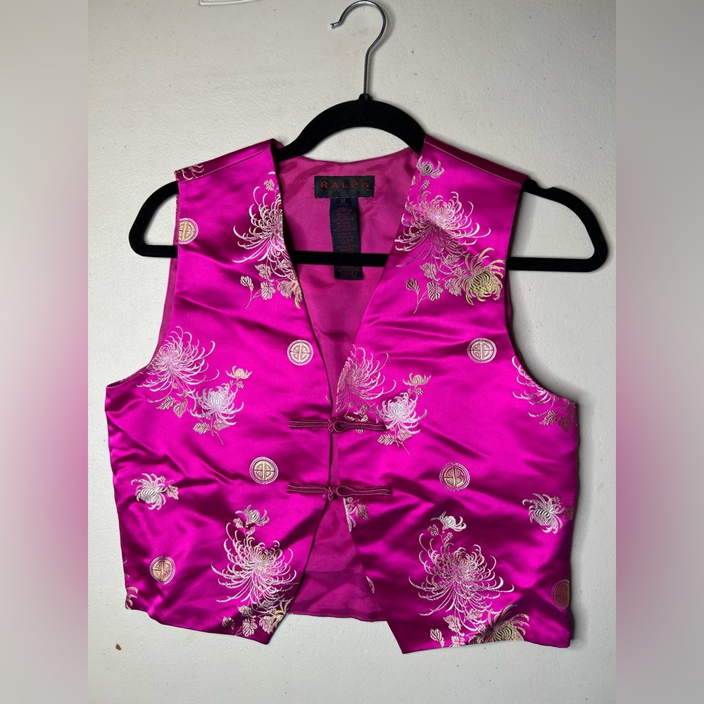 Ralph Lauren East Of Eden Fuchsia Pink Vest
